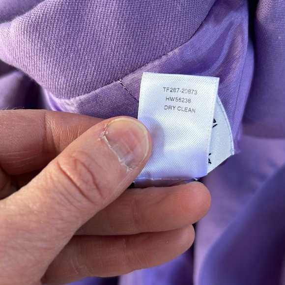 Vintage early 90s Pendleton Purple Blazer lavender /purple Pendleton suit jacket - Picture 4 of 16